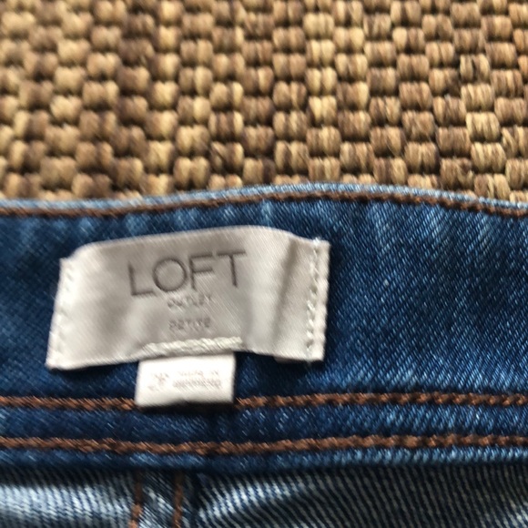 Ann Taylor Loft Jean skirt - Picture 2 of 3